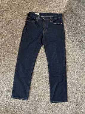 Classic 501 Levi’s Men's Dark Blue Straight-Leg Jeans